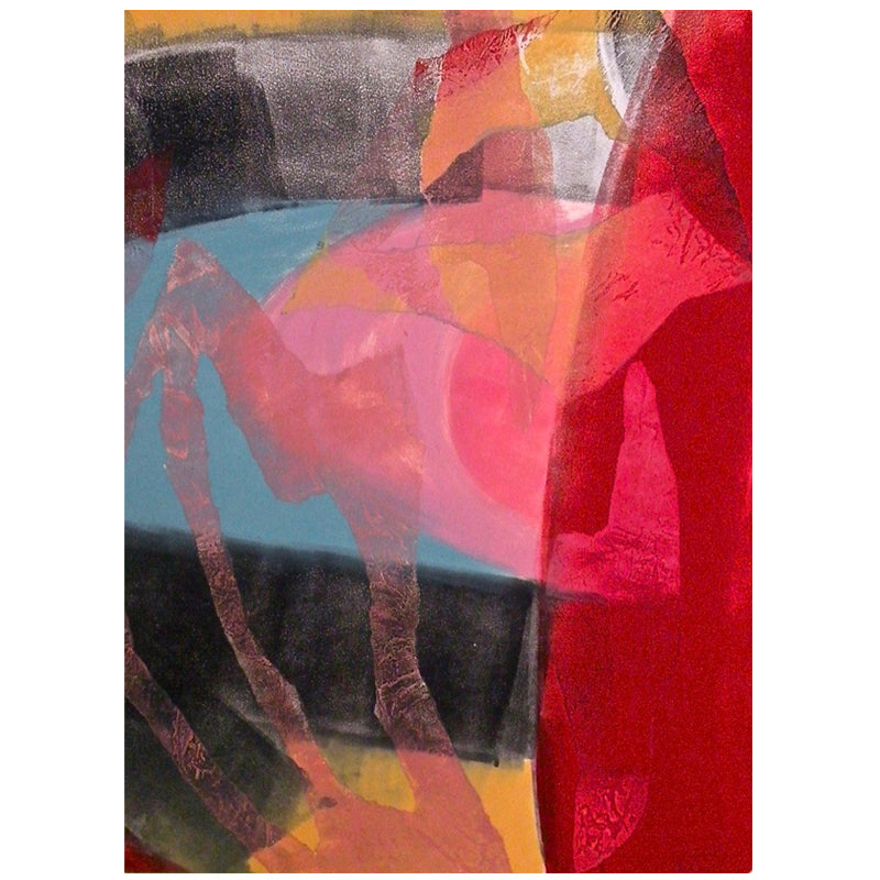 "Whirlwind" Monotype Diptych